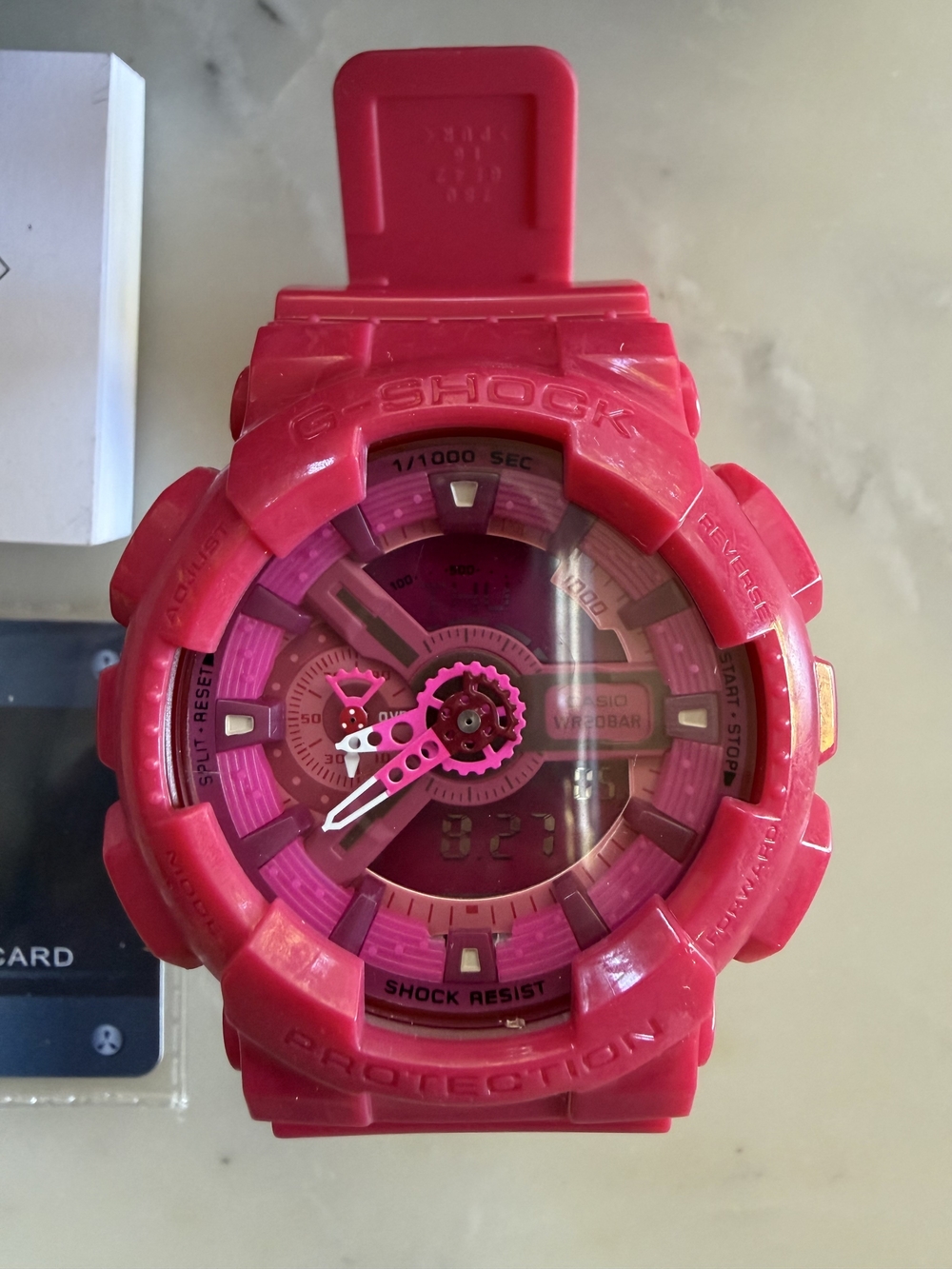 G-Shock Hot Pink Analog-Digital Sports Watch